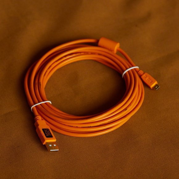 Tether Tools TetherPro USB 2.0 to Mini-B 5-Pin Cable | 15 ft - Picture 2 of 4